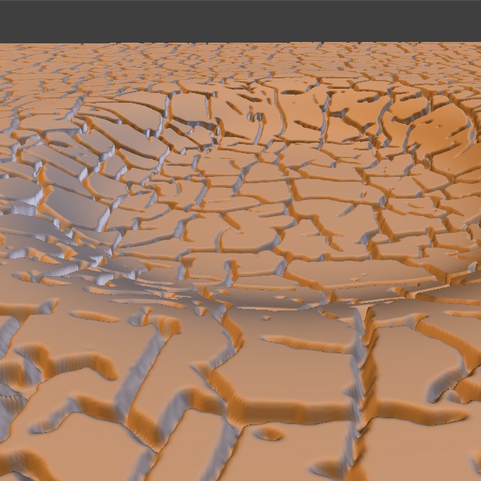 Desert scene with dried out ground preview image 3